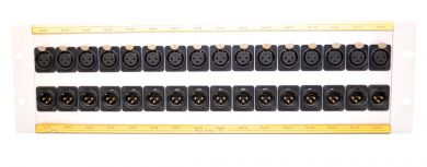 19" 3ru 32x XLR patchbay 