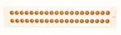 19-inch 2RU 40x LEMO Series 1S gold patchbay | SF8 