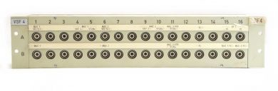 19-inch 3RU HF13 to BNC video patchbay with 32 inputs | SF229 