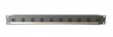19-inch 1RU HF13 to BNC video patchbay with 10 inputs | SF231 
