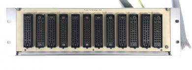 Steckfeld 19“ 3HE 12x Siemens 30-Pin Leisten 