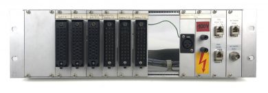 Steckfeld 19“ 3HE 6x Siemens, Netzwerk und BNC 