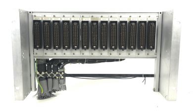 6HE Steckfeld mit Rahmen. Klappbar. Siemens und XLR 