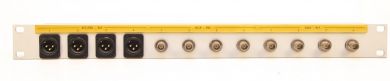 19-inch 1RU patchbay | 4x Neutrik gold XLR and 8x BNC  | SF16 