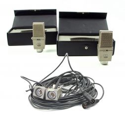 2x AKG C414 | brass | vintage 