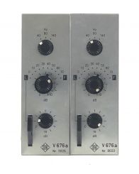 2x Telefunken V676a Mikrofonverstärker | Paar 
