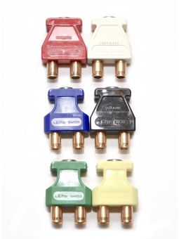 LEMO Audio Brückenstecker FFP 0S gold 