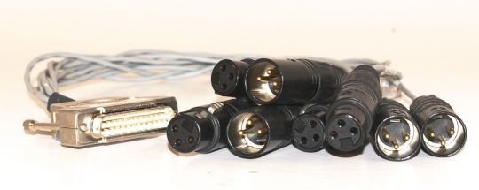 AES/EBU DB25 auf XLR Adapter 