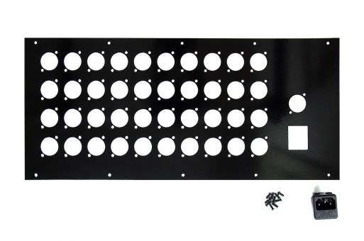 VT19-5U backplate for 41 XLRs & PIS 