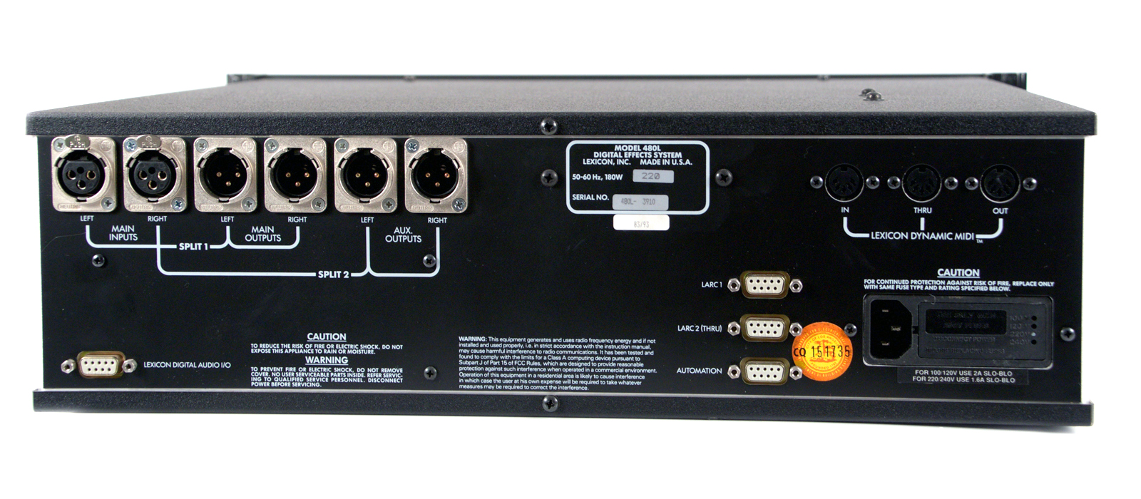 vintagetools shop Lexicon 480L Reverb