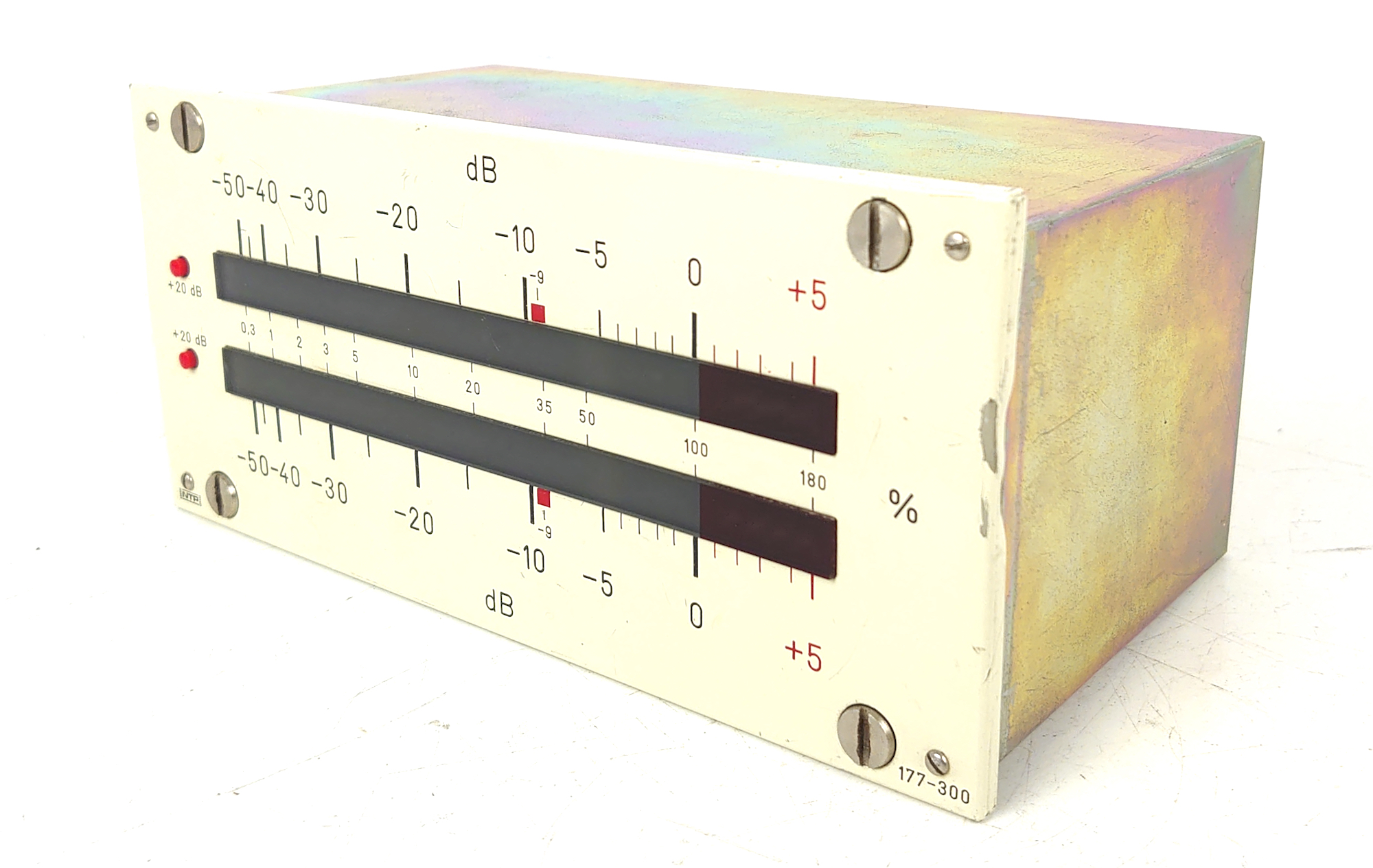 NTP 177- 900. Bar Graph VU Meter, STEREO Studio