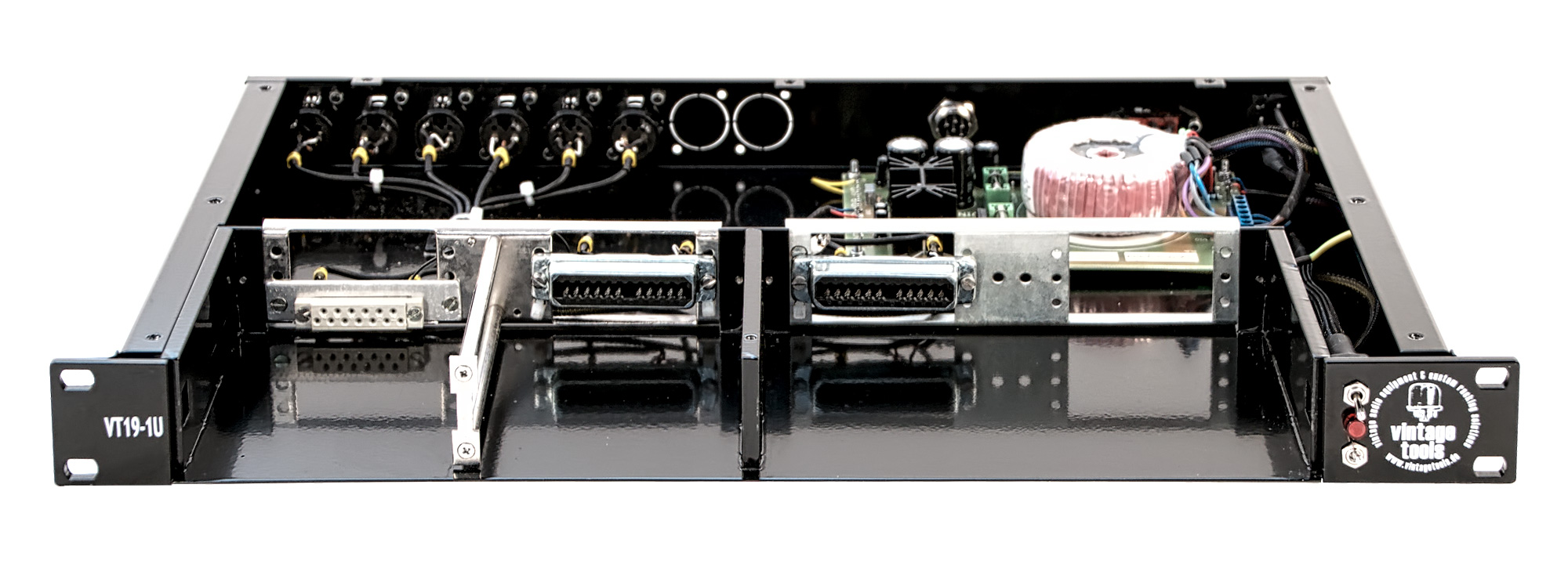 Vt Rack vintagetools shop | VT19-1U rack /w psu prewired for 2 modules